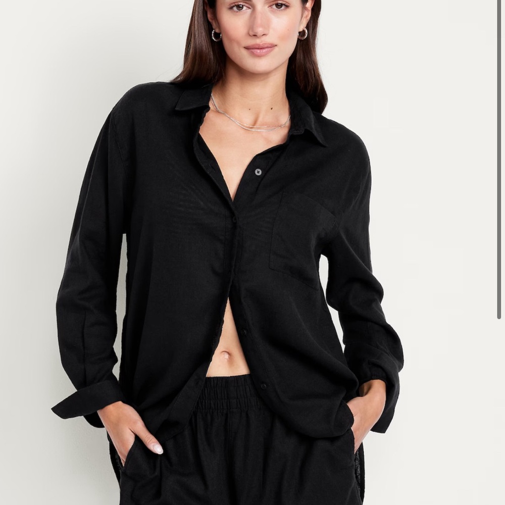 Old Navy Black Women's Blouse